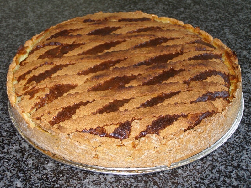 Cœur : Pastiera napoletana, Caramel, Fleur d'oranger