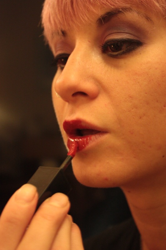 Fond : Rouge à lèvres, Cuir, Vanille
