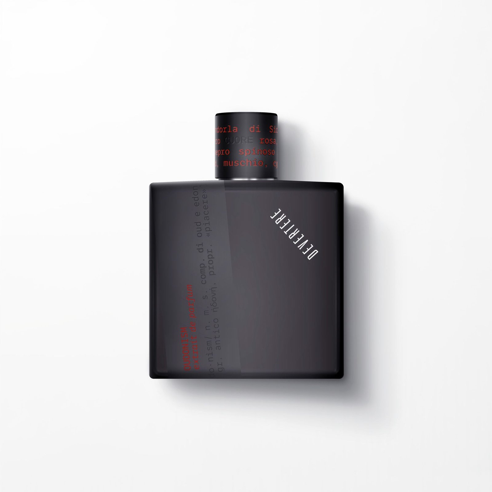 Flacon de Oudonism, Devertere — vue 1