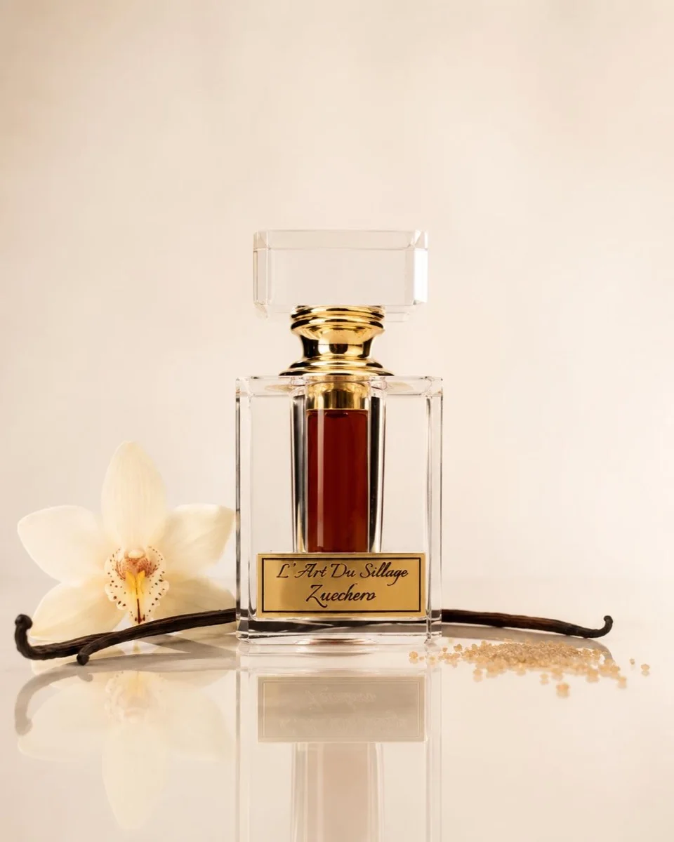 Zucchero, huile de parfum, vanille et sucre