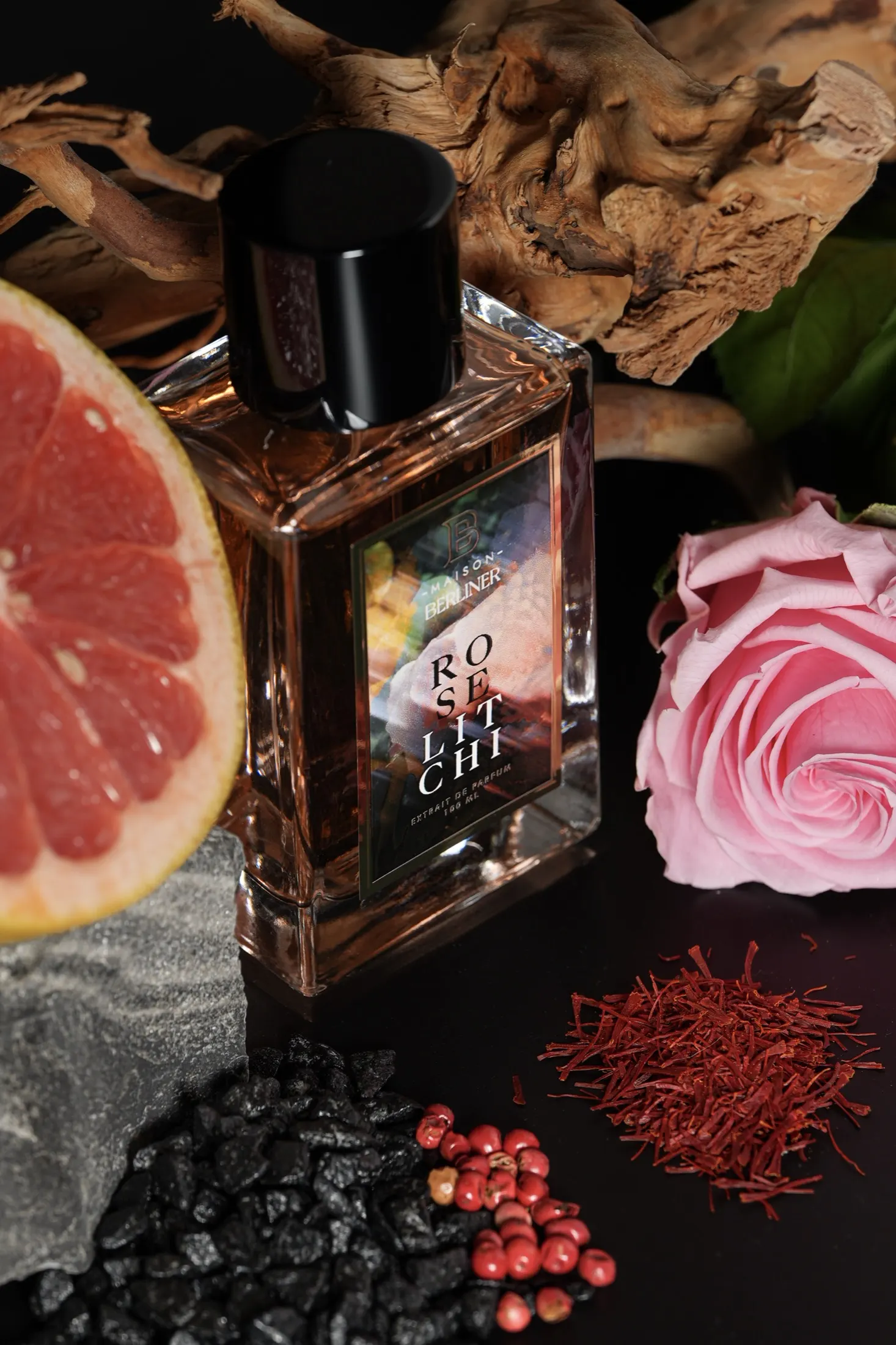 Flacon de Rose litchi, Maison Berliner — vue 2