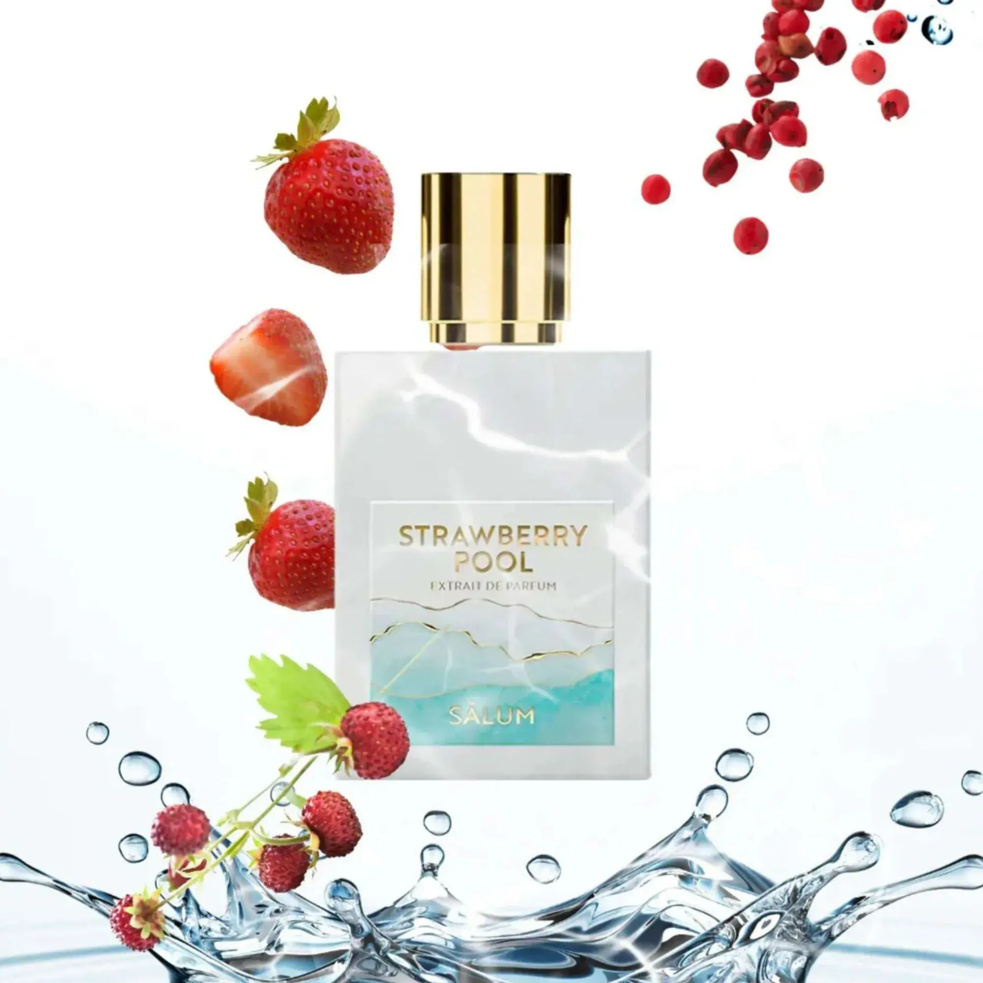 Flacon de Strawberry pool, Salum — vue 2
