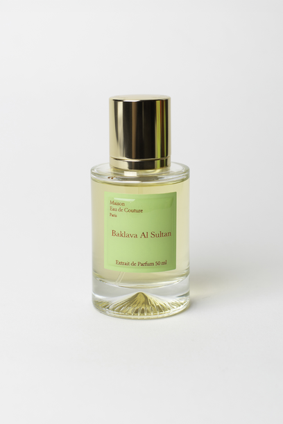 Flacon de Baklava Al Sultan, Maison Eau de Couture