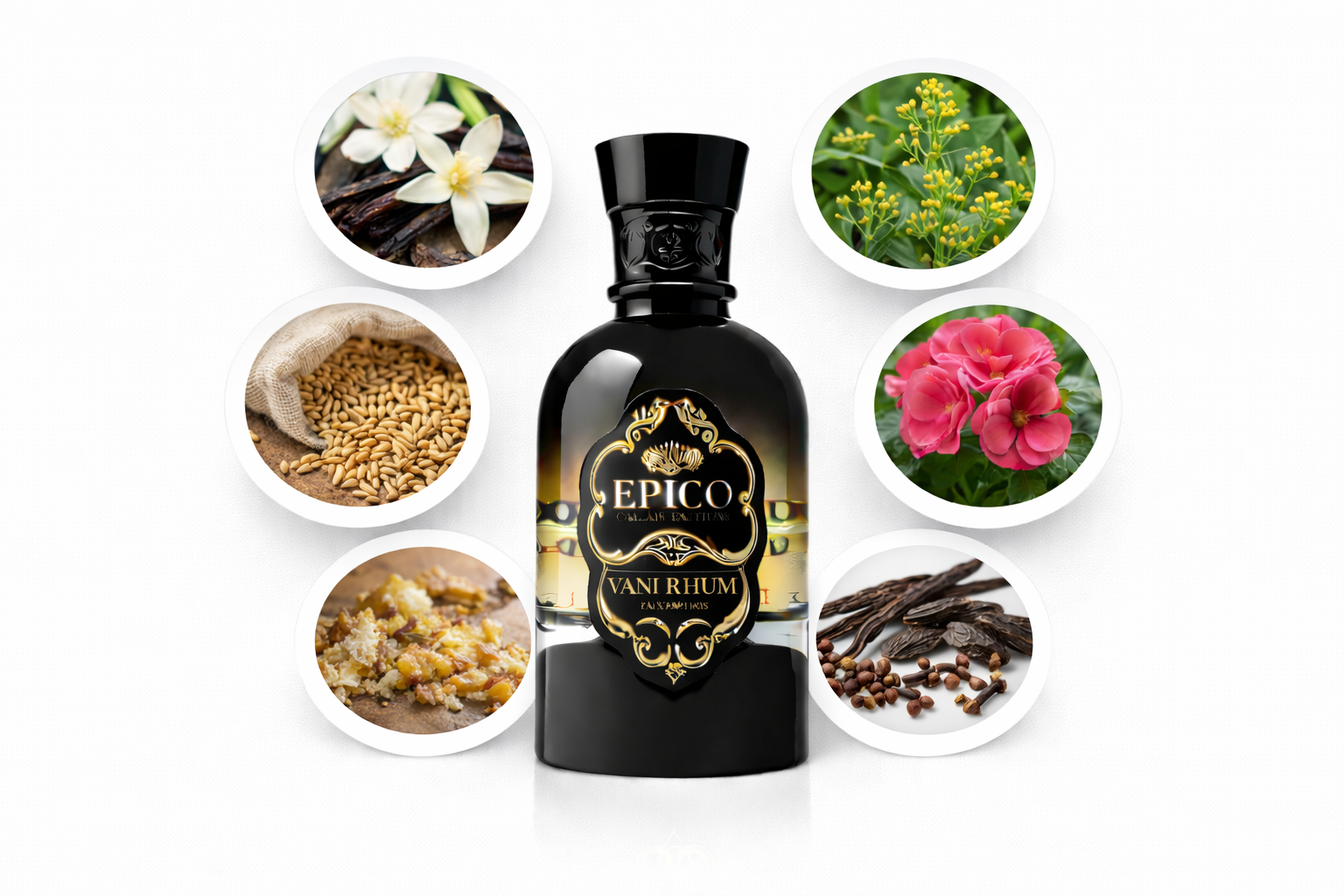 Parfum EPICO VANI RHUM et ingrédients